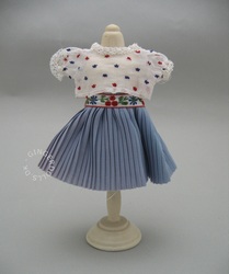 Amanda Jane blouse and skirt